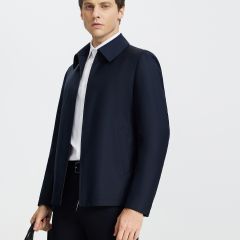 Zegna 深藏青隐格纹